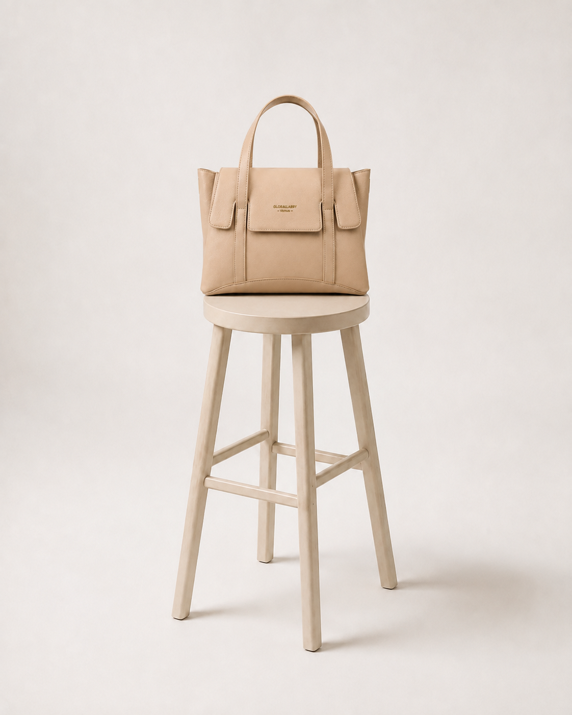 GL — Structured Flap-Pocket Tote