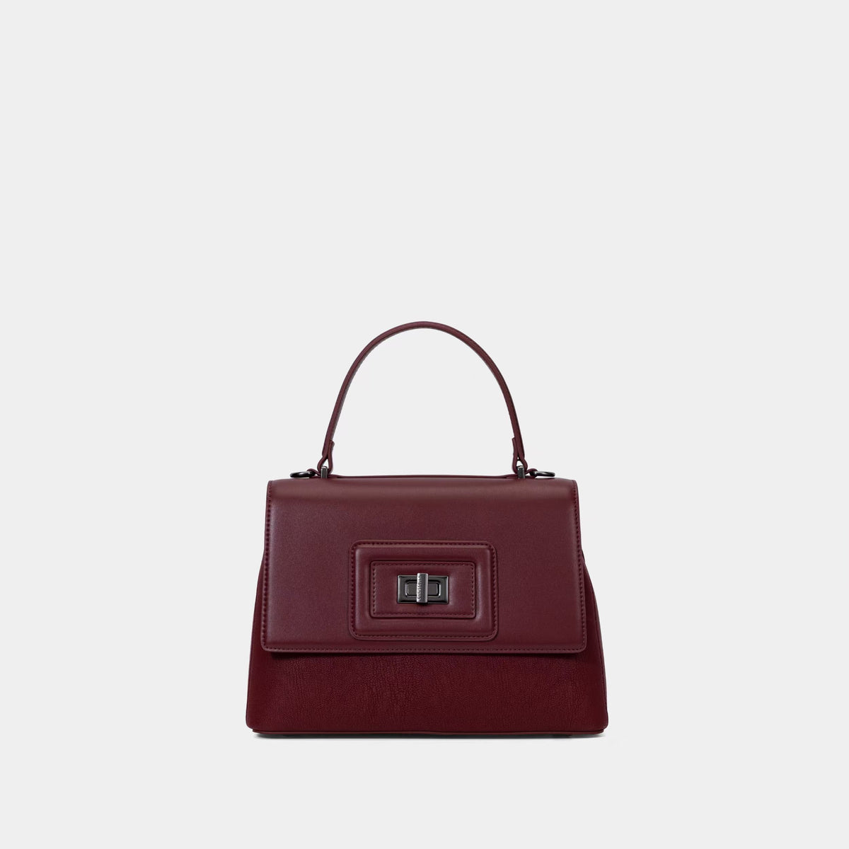 Structured Elegance Top Handle Bag