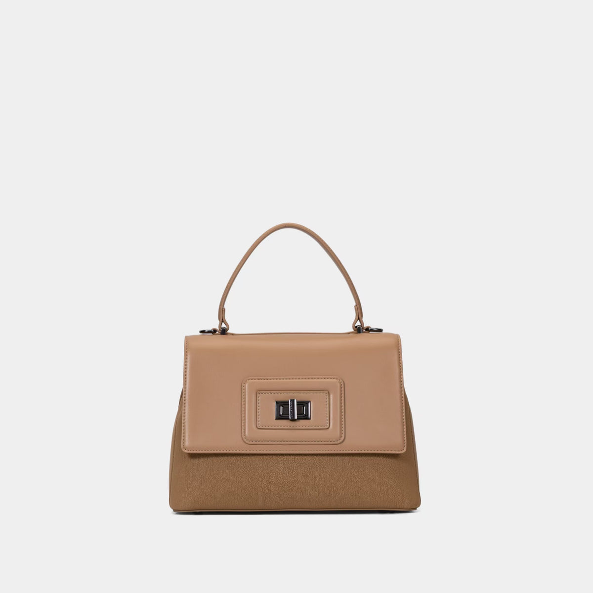Structured Elegance Top Handle Bag