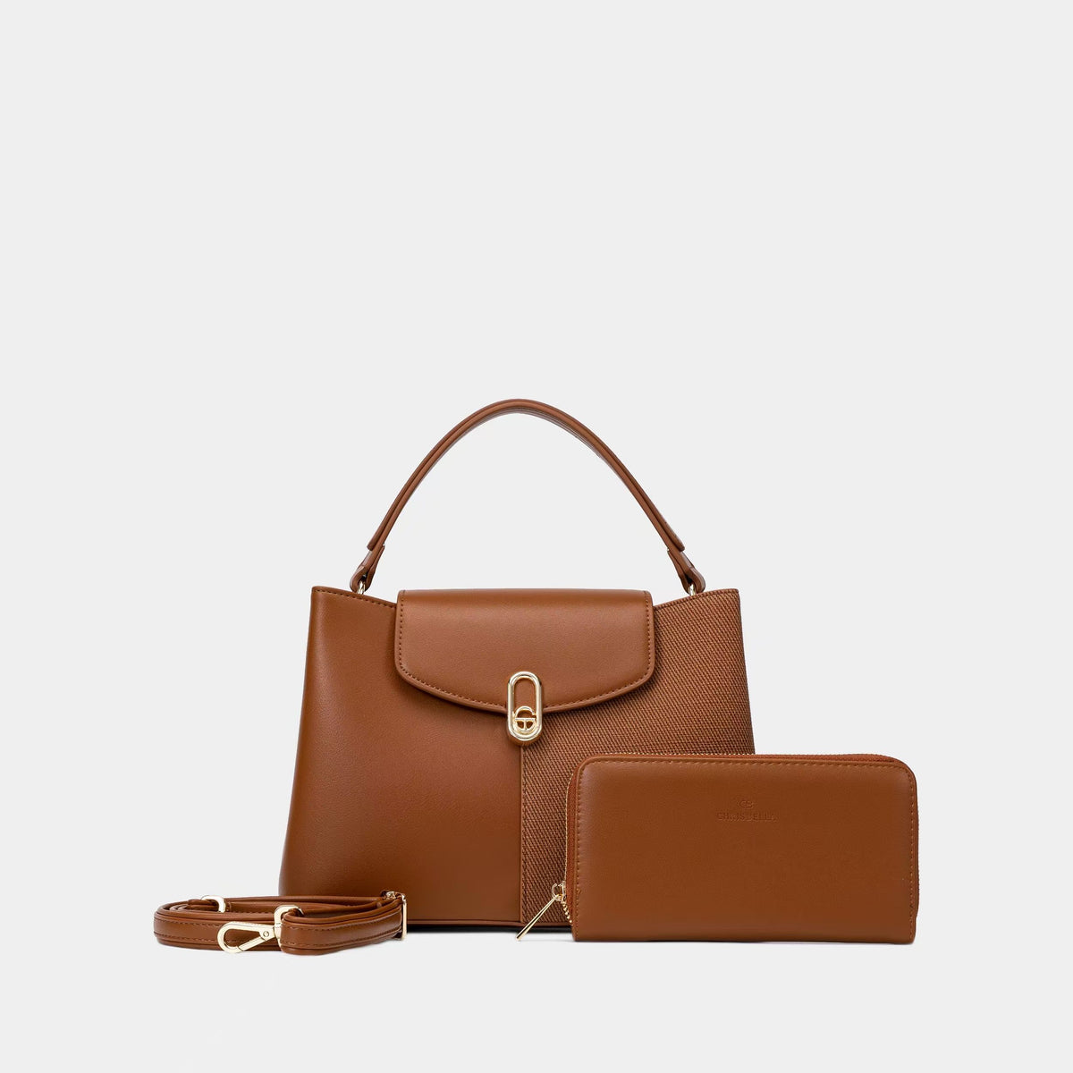 KOKOVAYA Two-Tone Elegance Handbag