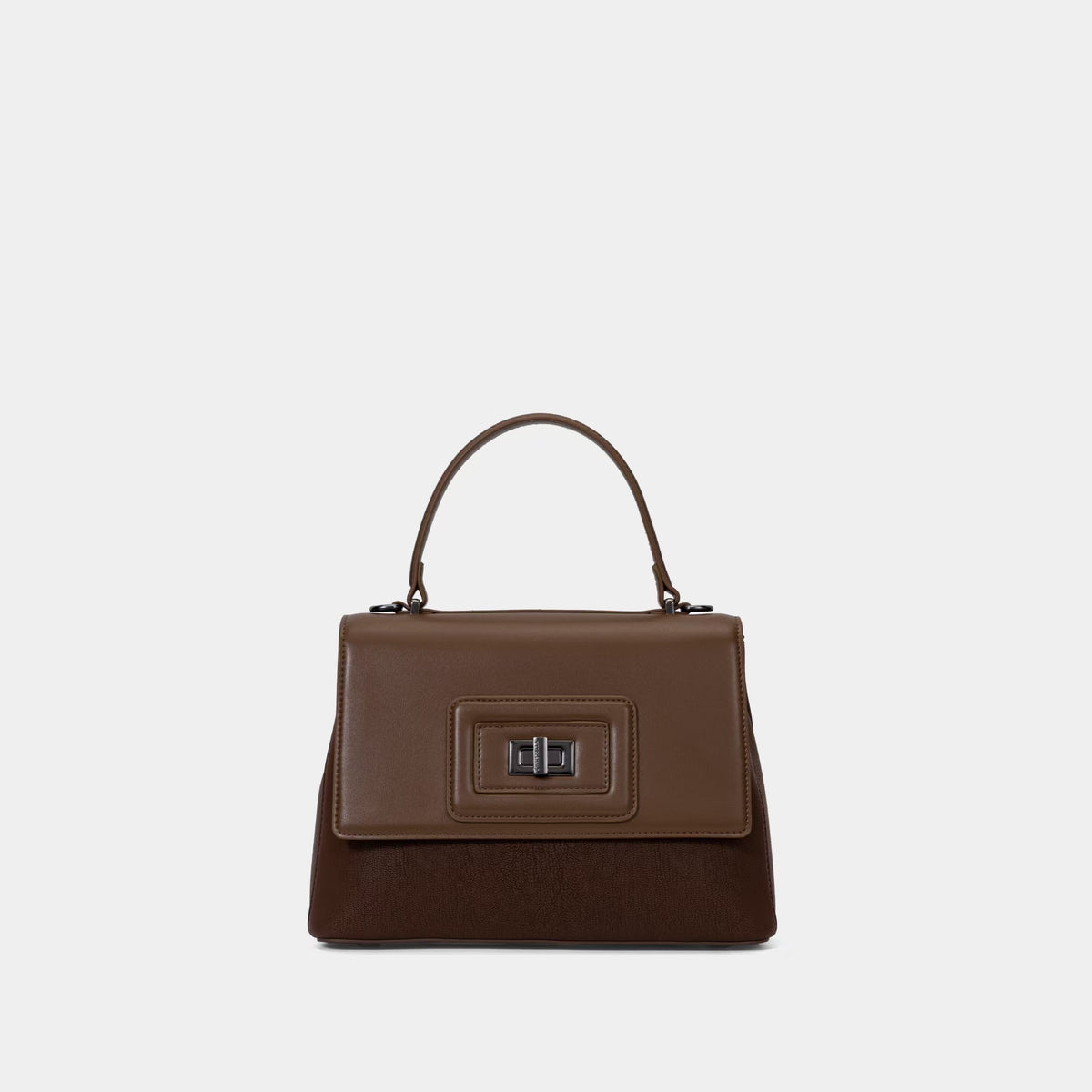 Structured Elegance Top Handle Bag