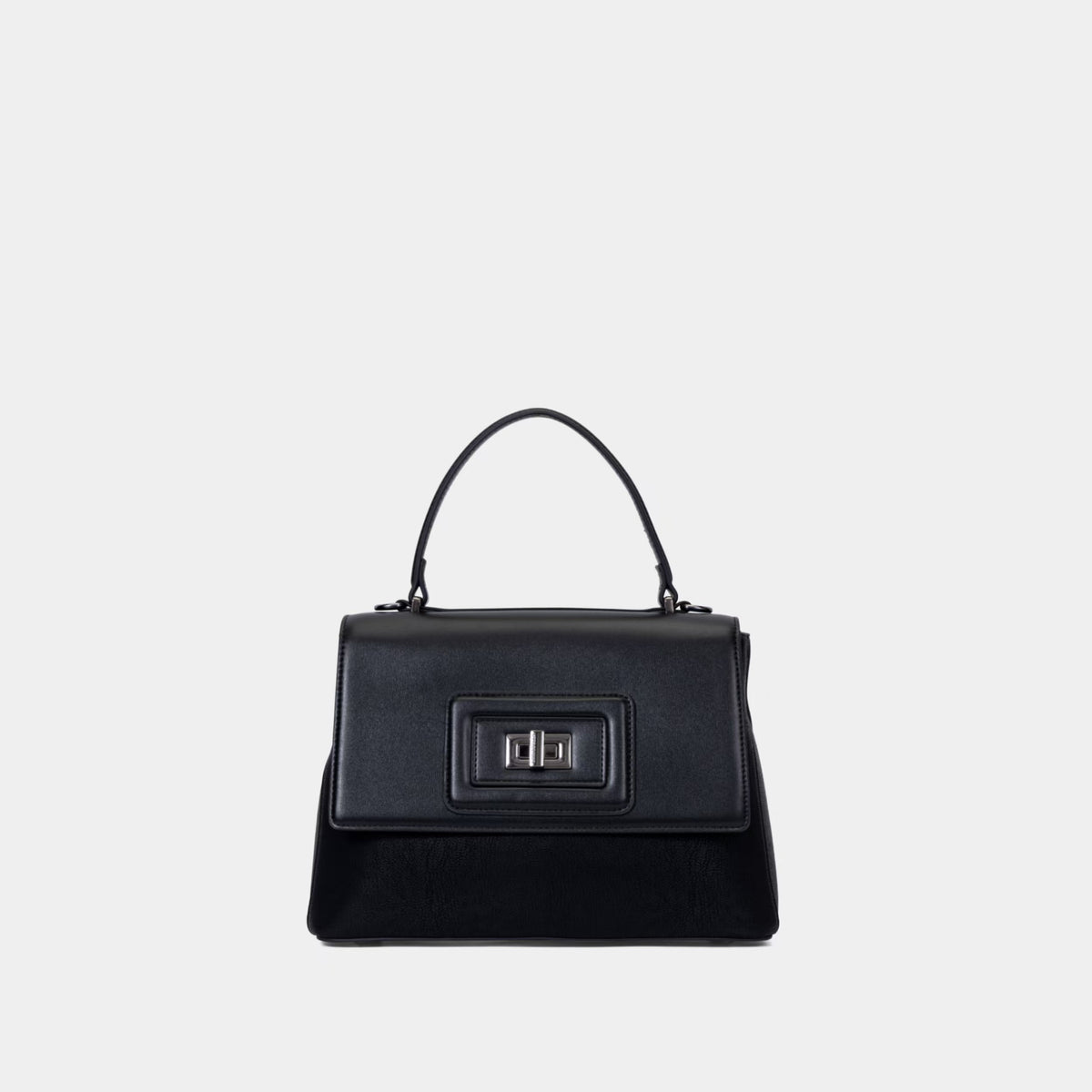 Structured Elegance Top Handle Bag