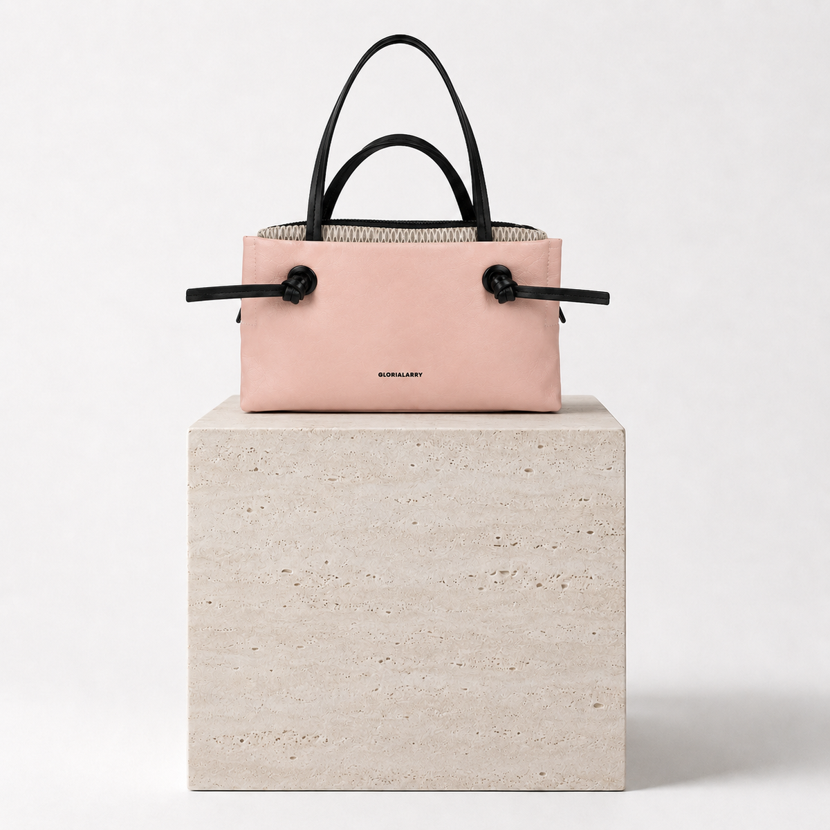 GLORIALARRY — Knot-Handle Structured Bag