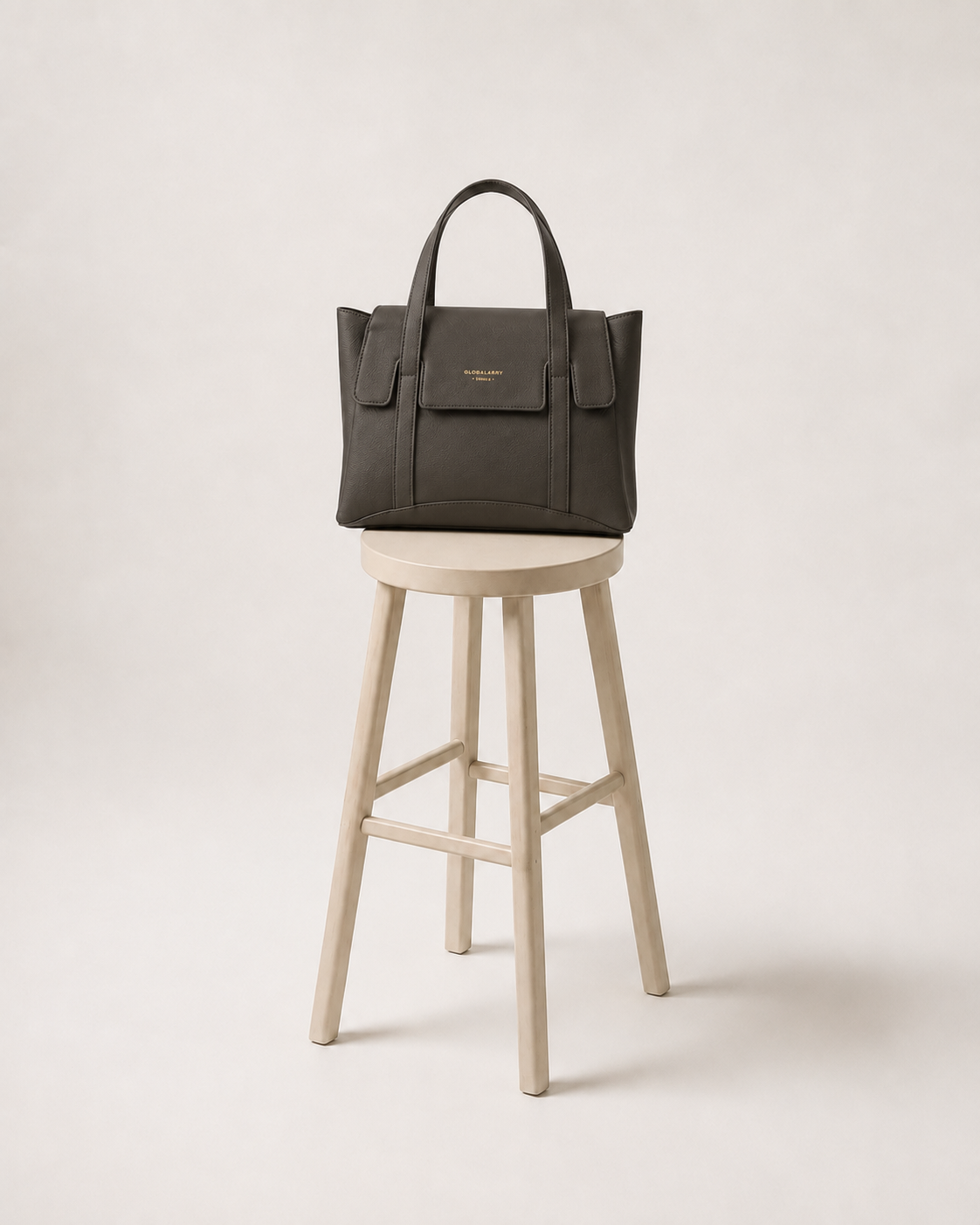 GL — Structured Flap-Pocket Tote