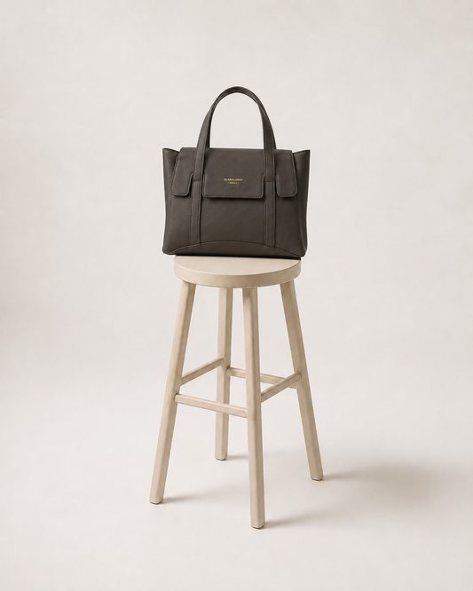 GL — Structured Flap-Pocket Tote