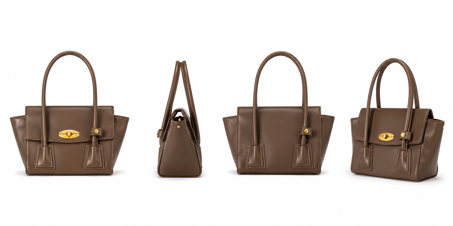 FEFE — Twist-Lock Top-Handle Bag