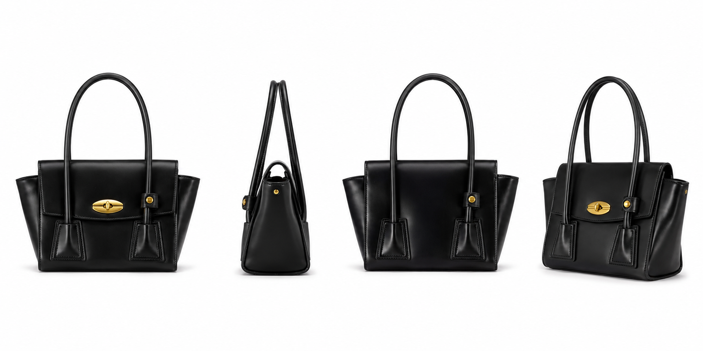 FEFE — Twist-Lock Top-Handle Bag
