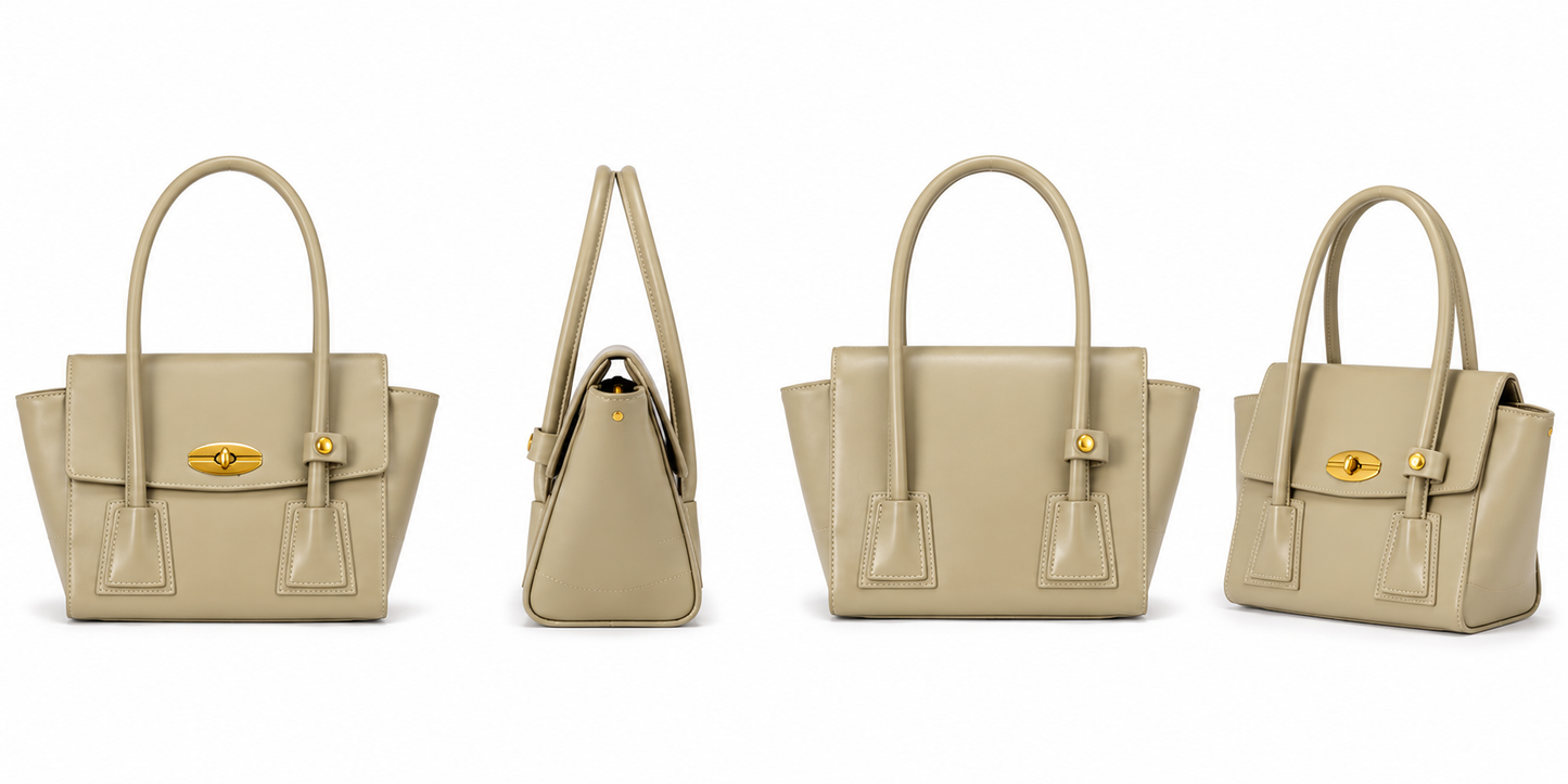 FEFE — Twist-Lock Top-Handle Bag