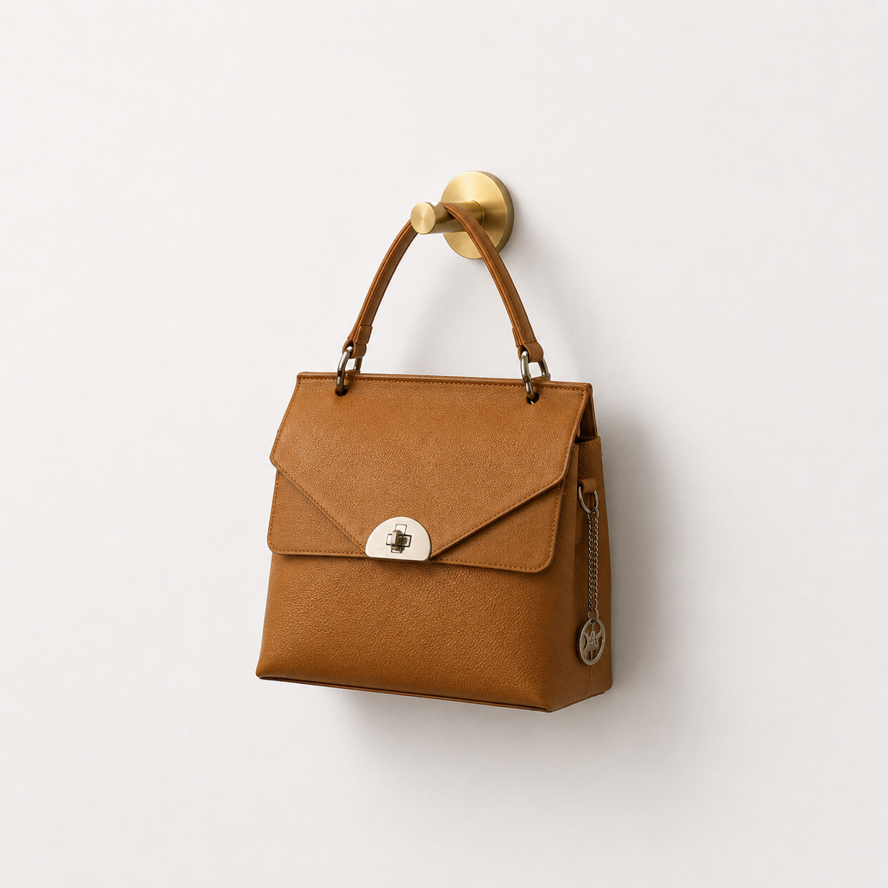 FEFE — Envelope Flap Top-Handle Bag
