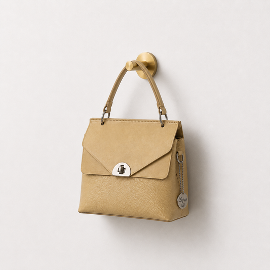 FEFE — Envelope Flap Top-Handle Bag