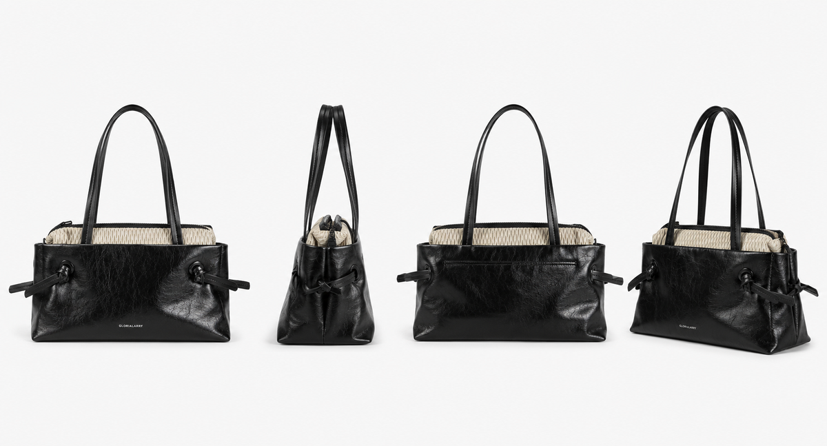 GLORIALARRY — Knot-Handle Structured Bag
