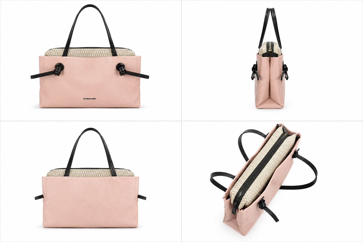 GLORIALARRY — Knot-Handle Structured Bag
