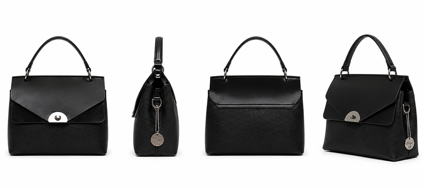 FEFE — Envelope Flap Top-Handle Bag