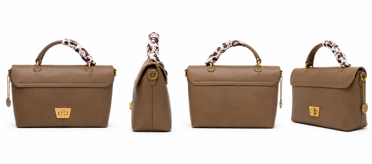FEFE — Twist-Lock Top-Handle Bag