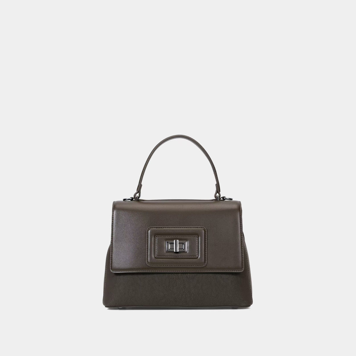 Structured Elegance Top Handle Bag