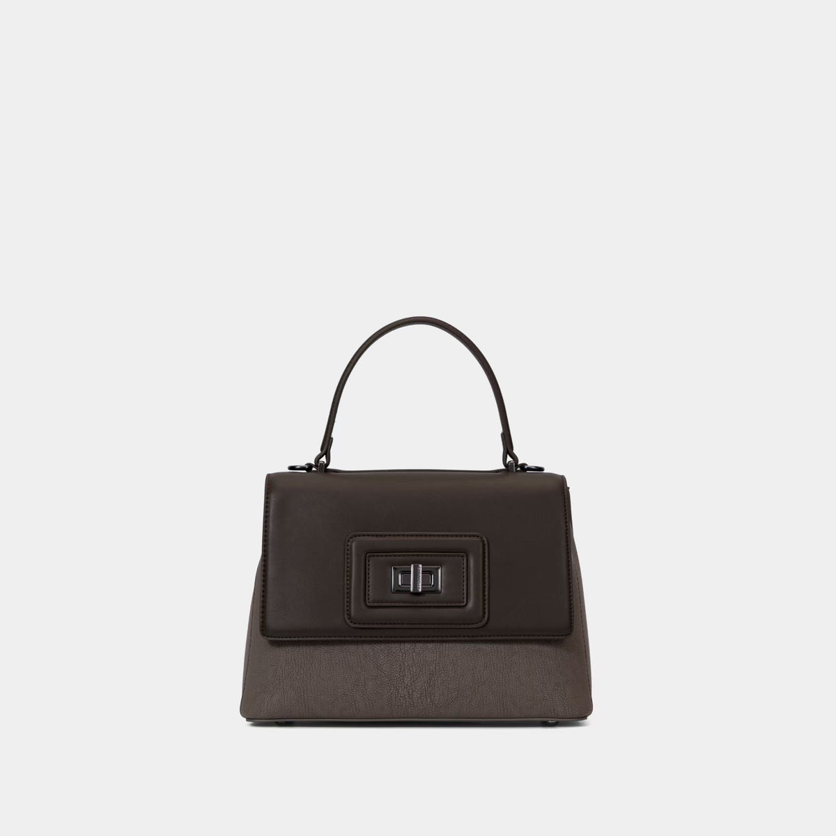 Structured Elegance Top Handle Bag